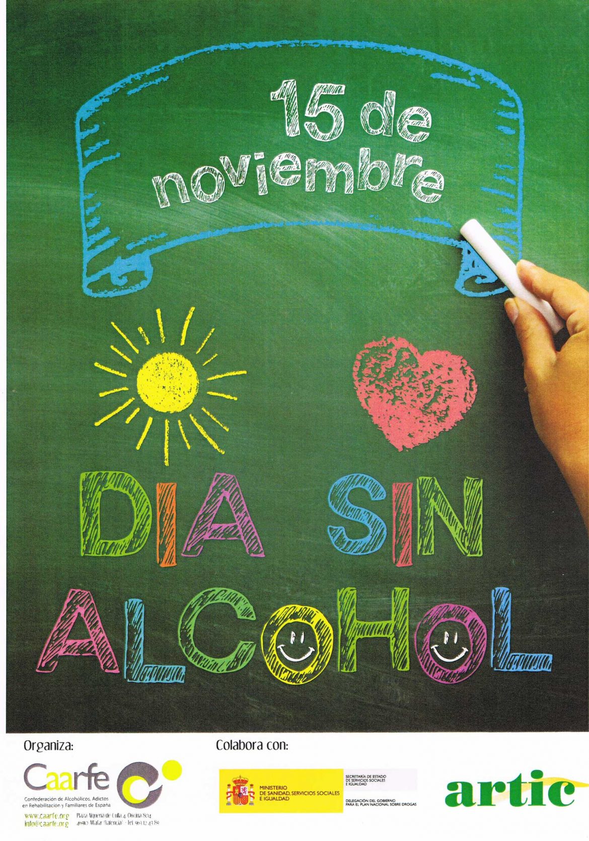 15 N, Día Mundial sin Alcohol