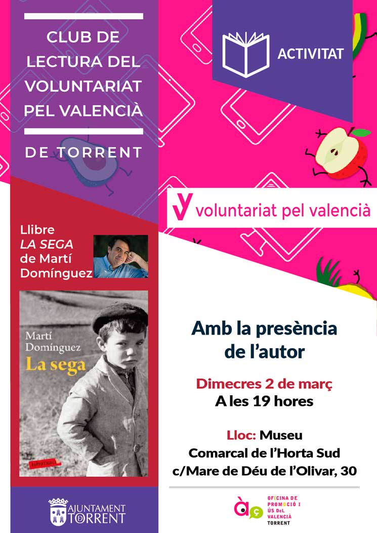 Torrent promou la lectura en valencià a través del Voluntariat pel Valencià  