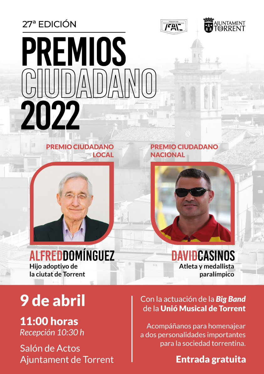 Alfred Domínguez y David Casinos,  Premios Ciudadano 2022
