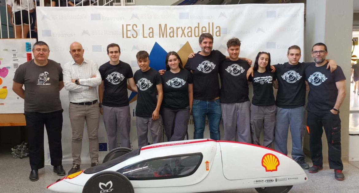 El IES La Marxadella calienta motores para la Shell Eco-marathon Europe 2023