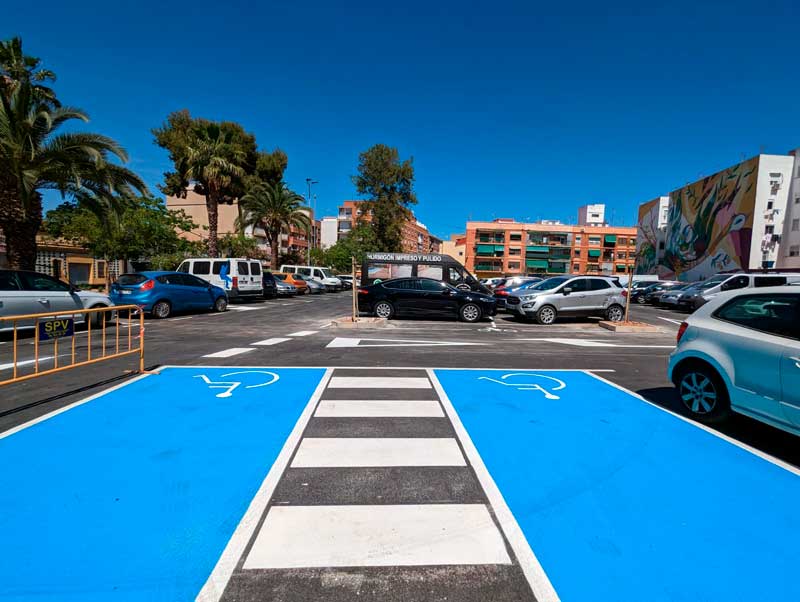 El Ayuntamiento de Torrent reacondiciona el parking público de la calle Benemérita Guardia Civil