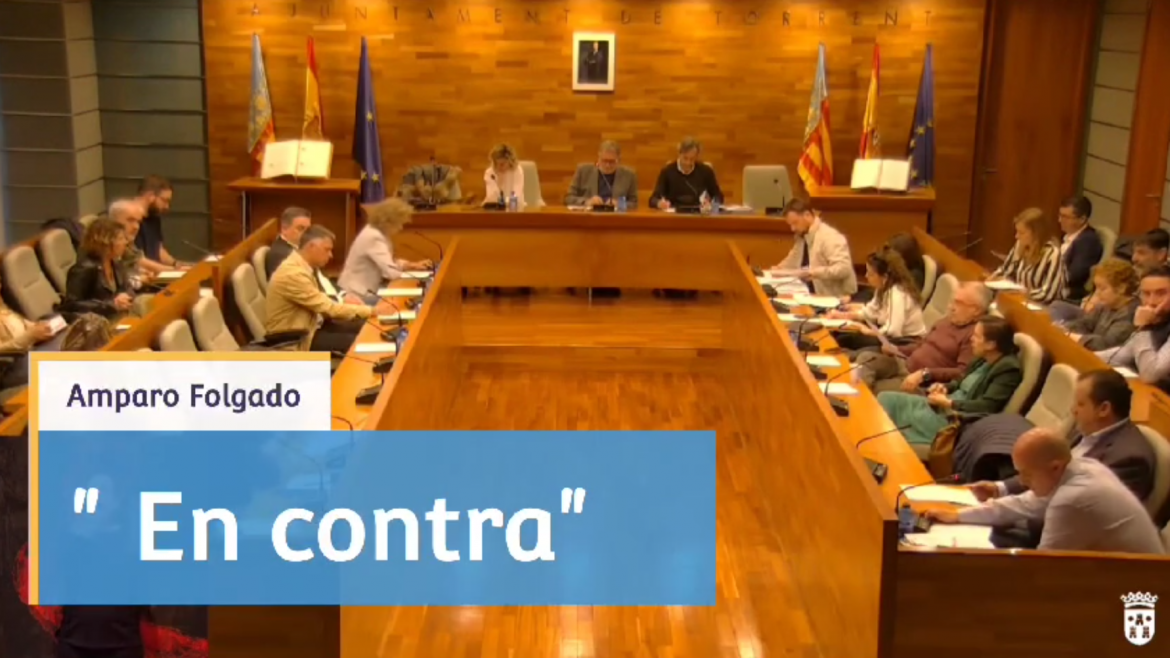 Un vídeo demuestra que Amparo Folgado votó en contra de la reforma del San Gregorio