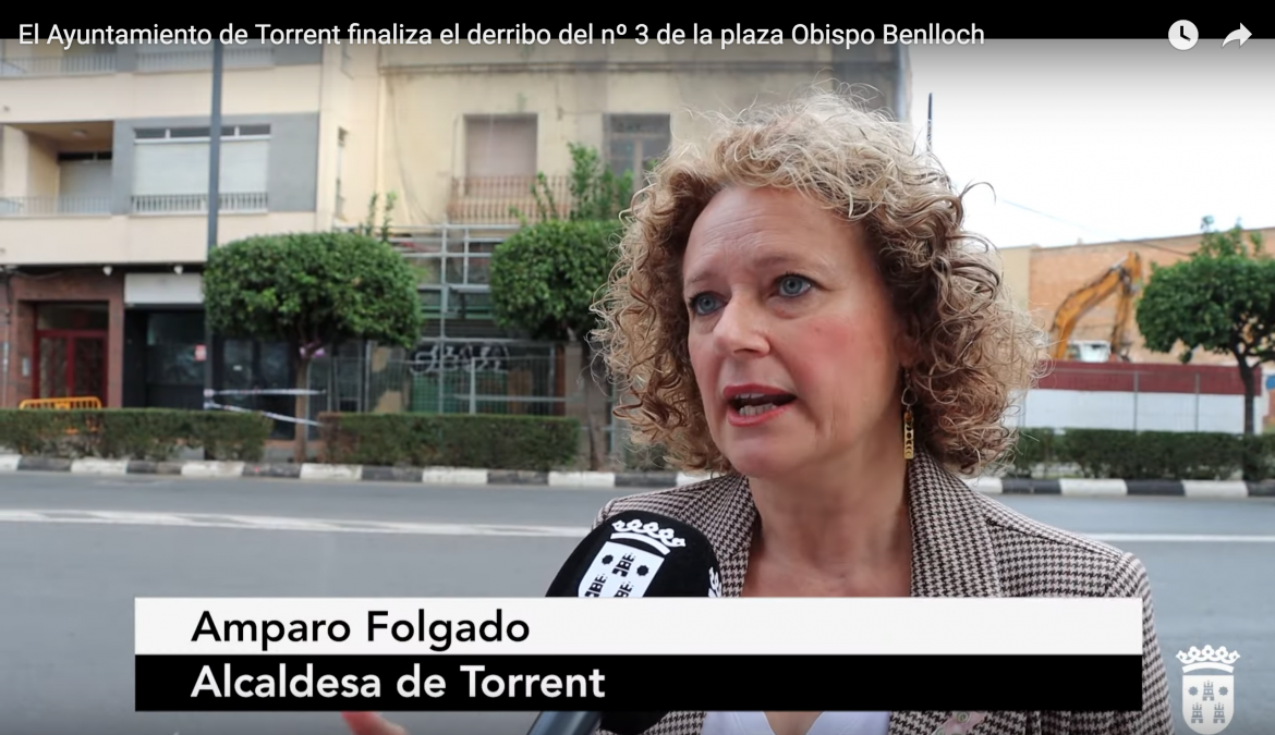 Amparo Folgado no demuestra que el Ayuntamiento ejecutó el derribo de Obispo Benlloch que se atribuyó y el Síndic trasladará a Les Corts la mentira y falta de colaboración de la alcaldesa del PP