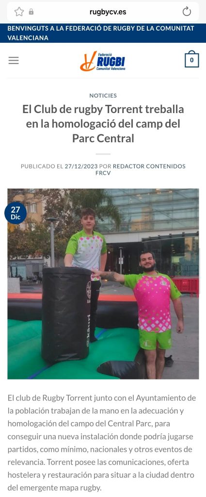 Anuncio Club de Rugby Torrent