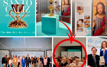 Folgado ‘desmantela’ la exposición del Santo Cáliz para que M. Rajoy presente su libro