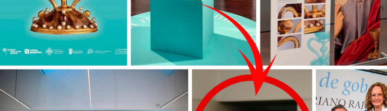 Folgado ‘desmantela’ la exposición del Santo Cáliz para que M. Rajoy presente su libro